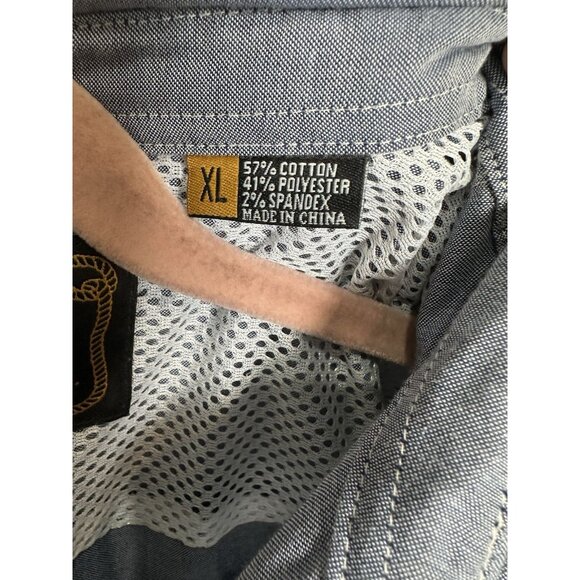 Howler Brothers Gaucho Bark At The Moon Pearl Snap Shirt Men’s Size XL - Picture 7 of 12